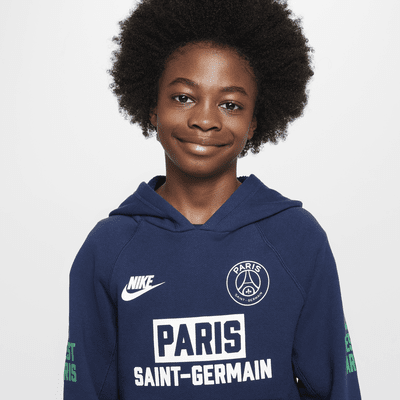 Paris Saint-Germain Sport Essentials Older Kids' Nike Air Football Pullover Hoodie