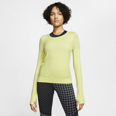 yellow nike top womens