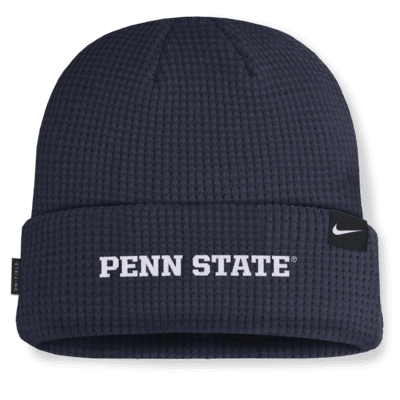 Gorro con dobladillo universitario Nike para hombre Penn State Nittany Lions Sideline Terra