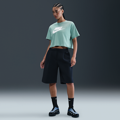 Playera cropped con logotipo para mujer Nike Sportswear Essential