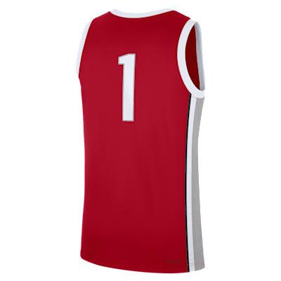 Jersey de básquetbol universitario Nike para hombre Ohio State Replica