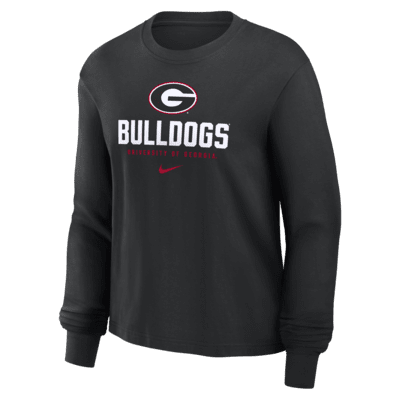 Georgia Bulldogs Primetime University Boxy Women's Nike College Long-Sleeve T-Shirt