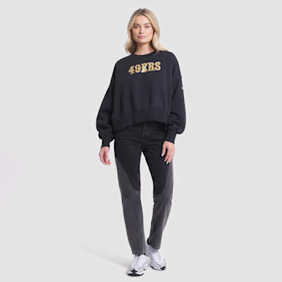 San Francisco 49ers Rivalries Collection Oversized Women's Nike NFL Pullover Crew