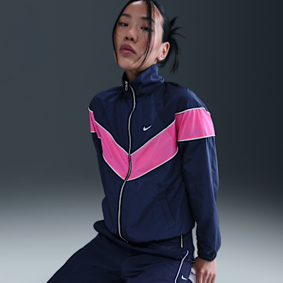 나이키 윈드러너 여성 루즈 UV 우븐 풀집 재킷