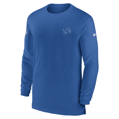 Nike Dri-FIT Sideline Coach (NFL Detroit Lions) Men's Long-Sleeve Top.