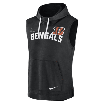 Nike Athletic (NFL Cincinnati Bengals) Men's Sleeveless Pullover Hoodie.