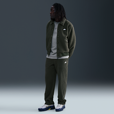 Nike Sportswear Club Men's High-Pile Fleece Coaches Jacket