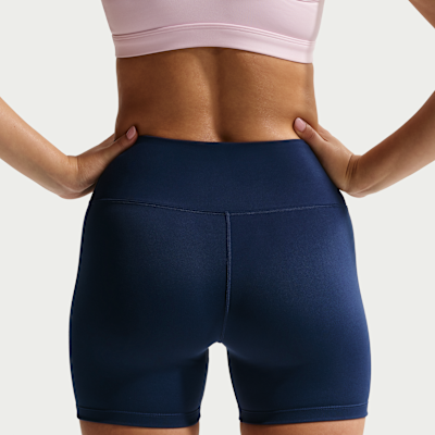 Nike One Bike Shorts mit hohem Bund für Damen (ca. 12,5 cm)