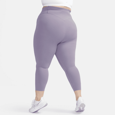 Leggings de cintura alta de 7/8 de baja sujeción para mujer Nike Zenvy (talla grande)