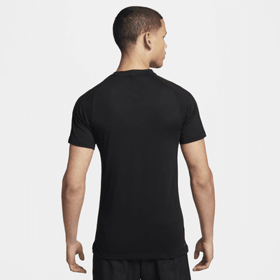 Kortærmet Nike Flex Rep-Dri-FIT-fitnesstrøje til mænd