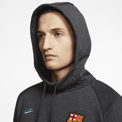 FC Barcelona Men's Fleece Pullover Hoodie. Nike.com