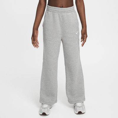 Pants de pierna ancha para niña Nike Sportswear Club Fleece