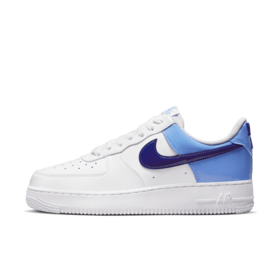 air force 1s blue check