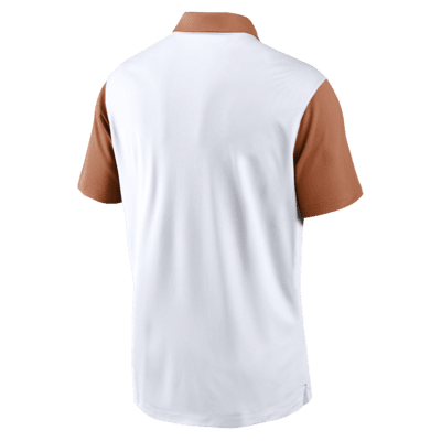 Polo universitario Nike Dri-FIT para hombre Texas Longhorns Primetime Campus Vapor