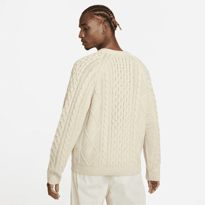 Nike Life Men's Cable Knit Sweater. Nike.com