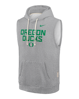 Мужское худи Oregon Sideline Nike Dri-FIT College Sleeveless Pullover Hoodie