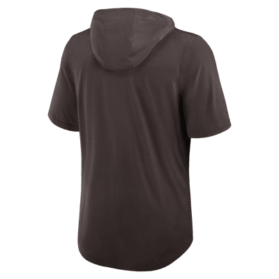 Playera Nike Dri-FIT de la NFL con gorro para hombre Cleveland Browns