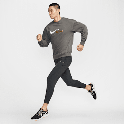 Nike Track Club Men's Dri-FIT Running Fleece Crew-Neck Sweatshirt