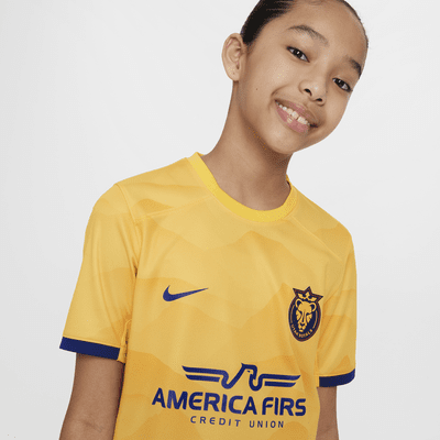 Jersey Nike Dri-FIT de la NWSL replica del Utah Royals local 2024 Stadium para niños talla grande