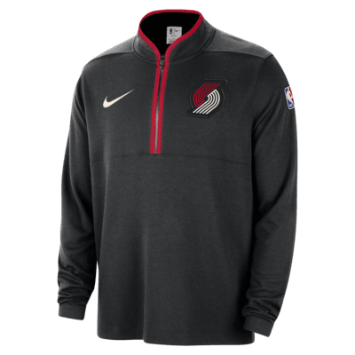 Playera de manga larga Nike Dri-FIT de 1/2 cierre de la NBA para hombre Portland Trail Blazers 2023/24 City Edition