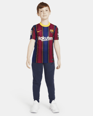 Nike FC Barcelona 2020/21 Away Little Kids' Soccer Kit