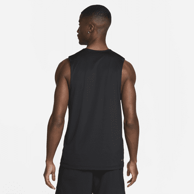 Nike Men's Dri-FIT Ready Fitness Tank - Smoke Gray / Heather / Black