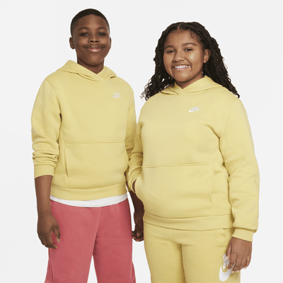 Nike Sportswear Club Fleece Big Kids' Pullover Hoodie (Extended Size)