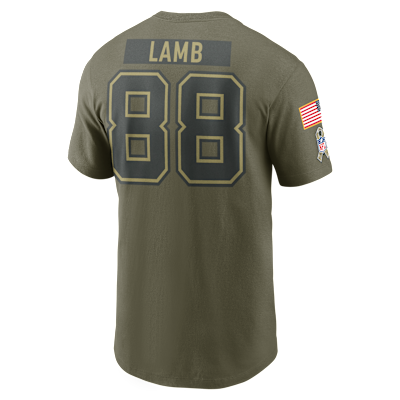CeeDee Lamb Dallas Cowboys Salute To Service Men’s Nike NFL T-Shirt