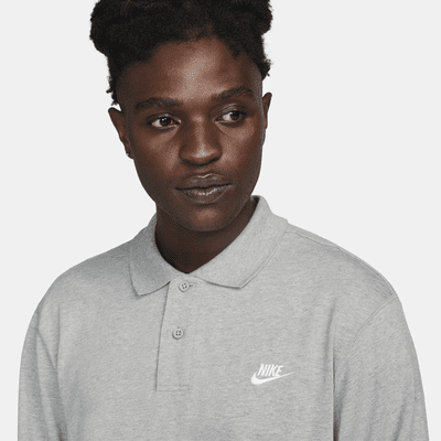 Polo en maille à manches longues Nike Club pour homme