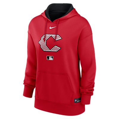 Cincinnati Reds Authentic Collection City Connect Women's Nike Therma MLB Pullover Hoodie from Nike - $100
