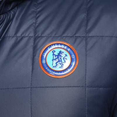 Chelsea F.C. Men's Nike Fleece-Lined Hooded Jacket