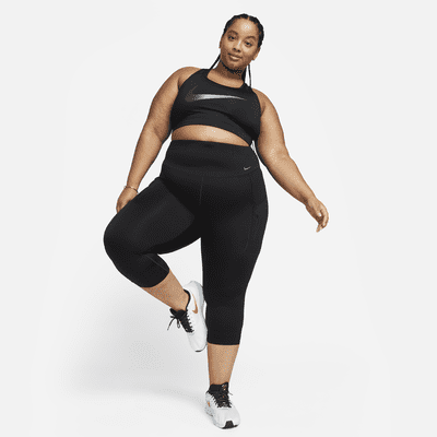 fe klaver Betinget Nike Go Women's Firm-Support High-Waisted Cropped Leggings with Pockets (Plus  Size). Nike.com