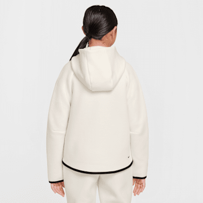 Nike Sportswear Tech Fleece Big Kids' (Girls') Full-Zip Hoodie