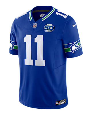 Мужские джерси Jaxon Smith-Njigba Seattle Seahawks 50th Anniversary Nike Dri-FIT NFL Limited Jersey