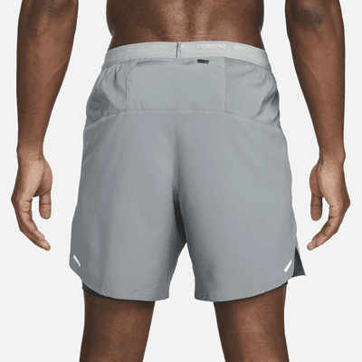 Shorts de running 2 en 1 Dri-FIT de 18 cm para hombre Nike Stride