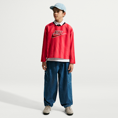 Nike Sportswear Collection Big Kids' Long-Sleeve Mesh Jersey