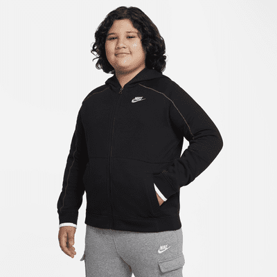 Nike Sportswear Big Kids' (Boys') Full-Zip Hoodie (Extended Size)