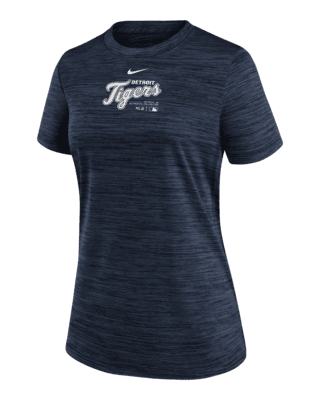 Женская футболка Detroit Tigers Authentic Collection Practice Velocity Nike Dri-FIT MLB