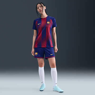 Fotbollströja FC Barcelona 2025/26 Stadium (hemmaställ) Nike Dri-FIT Replica för kvinnor