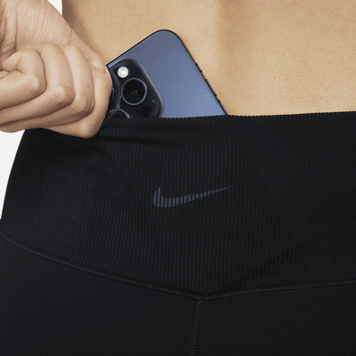 Nike One Rib 女款高腰九分內搭褲