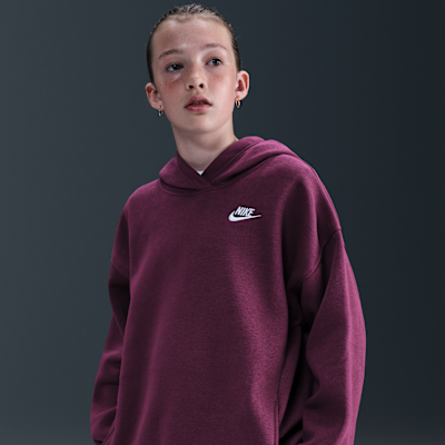 Nike Sportswear Club Fleece Big Kids' Oversized Pullover Hoodie