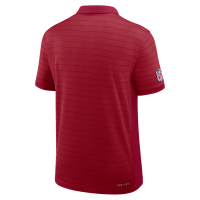 Polo Nike Dri-FIT de la NFL para hombre Arizona Cardinals Sideline Victory Stripe