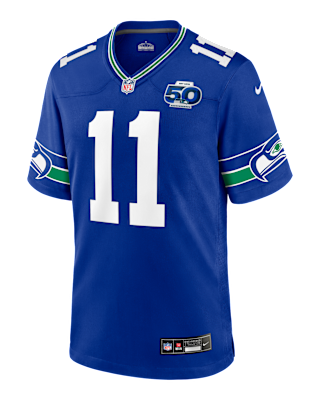 Мужские джерси Jaxon Smith-Njigba Seattle Seahawks 50th Anniversary Nike NFL Game Jersey