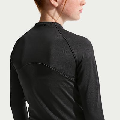 Nike Pro Older Kids' (Girls') Dri-FIT Half-Zip Long Sleeve