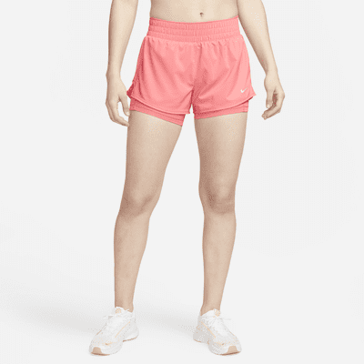 Nike Dri-FIT One Women's Mid-Rise 8cm (approx.) 2-in-1 Shorts