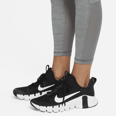 Leggings con paneles de malla de tiro alto de 7/8 para mujer Nike Pro ...