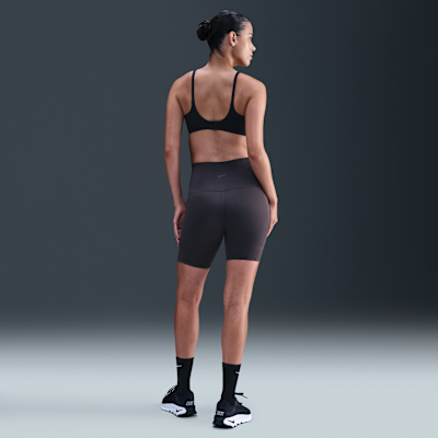 Shorts de ciclismo de maternidad Dri-FIT de tiro alto de 20 cm con bolsillos para mujer Nike (M) One