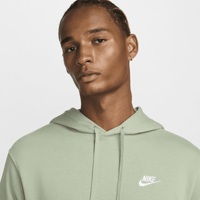 Nike Sportswear Club kapucnis, belebújós férfipulóver