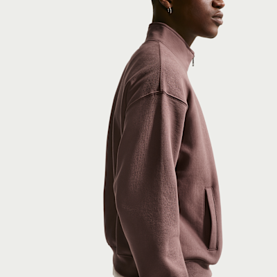 Maglia in fleece con zip a 1/4 Nike Solo Swoosh – Uomo