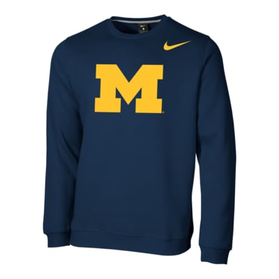 nike college crew neck sweatshirts